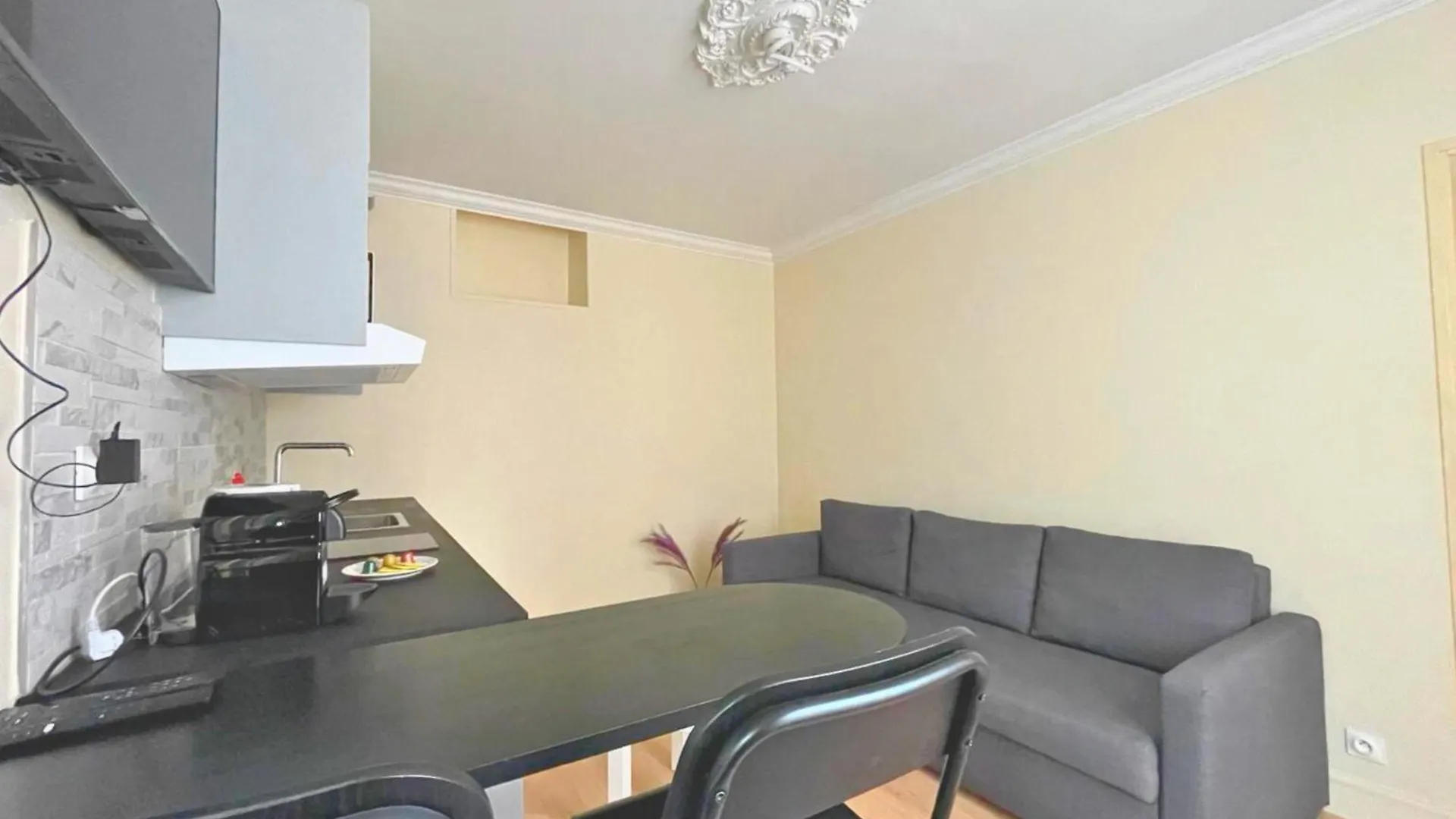 Lit Double Et Salon Avec Canape-lit A 10 Minutes Des Champs Elysees * Paris